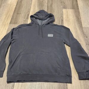 GUC Hurley Men's Dark Gray Hooded Pullover Sweatshirt